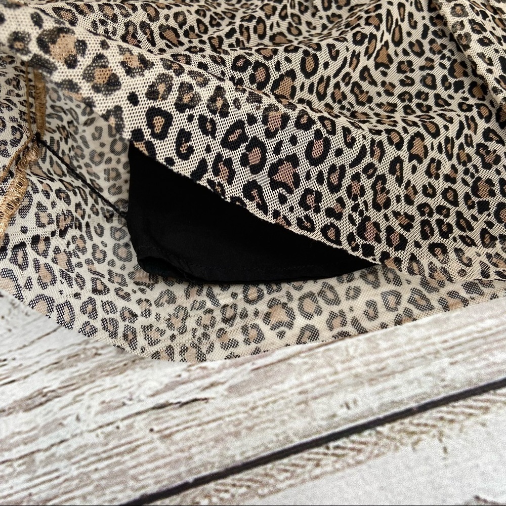 A New Day Animal Print Tulle Midi Skirt Size XS - Picture 6 of 8
